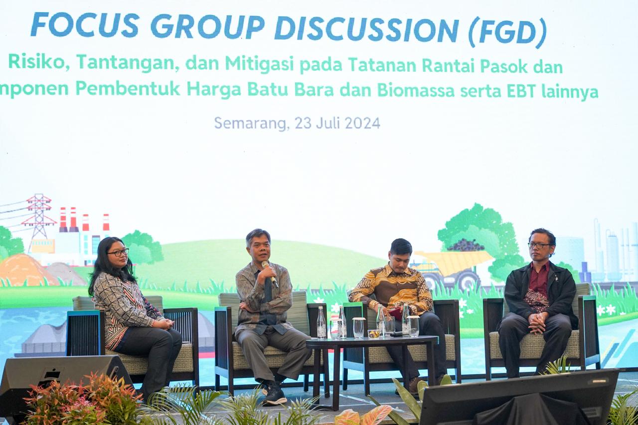 Focus Group Discussion (FGD) Risiko, Tantangan, dan Mitigasi pada Tatanan Rantai Pasok dan Komponen Pembentuk Harga Batu Bara dan Biomassa