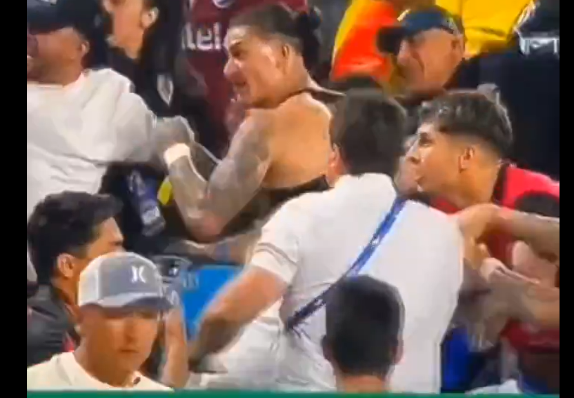 Uruguay Vs Kolombia Berakhir Ricuh, Darwin Nunez Berkelahi di Tribun. 