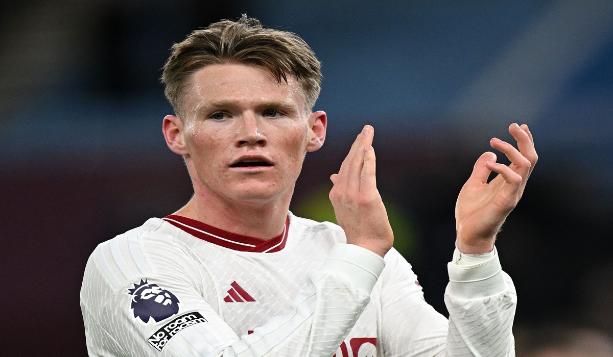 Gelandang Manchester United Scott McTominay
