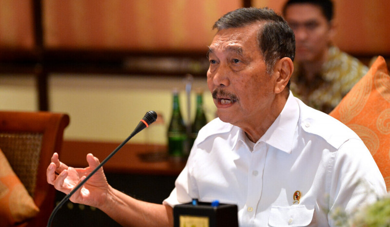 Menteri Koordinator Bidang Kemaritiman dan Investasi (Menko Marves) Luhut Binsar Pandjaitan 