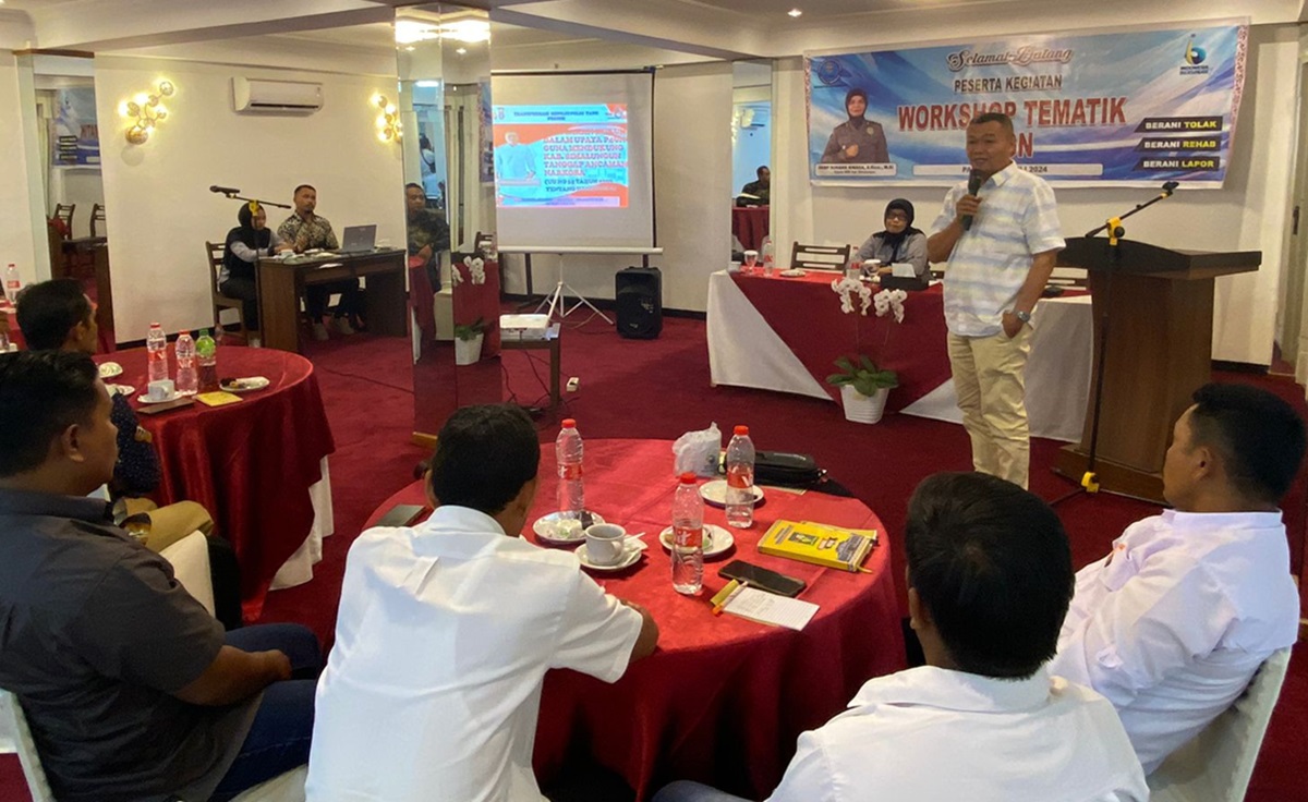 workshop tematik Tanggap Ancaman Narkoba (P4GN)