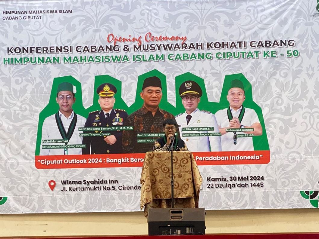 Kandidat Ketua Umum Badko HMI Jabodetabeka Banten 2024-2026 Fachri muhammad