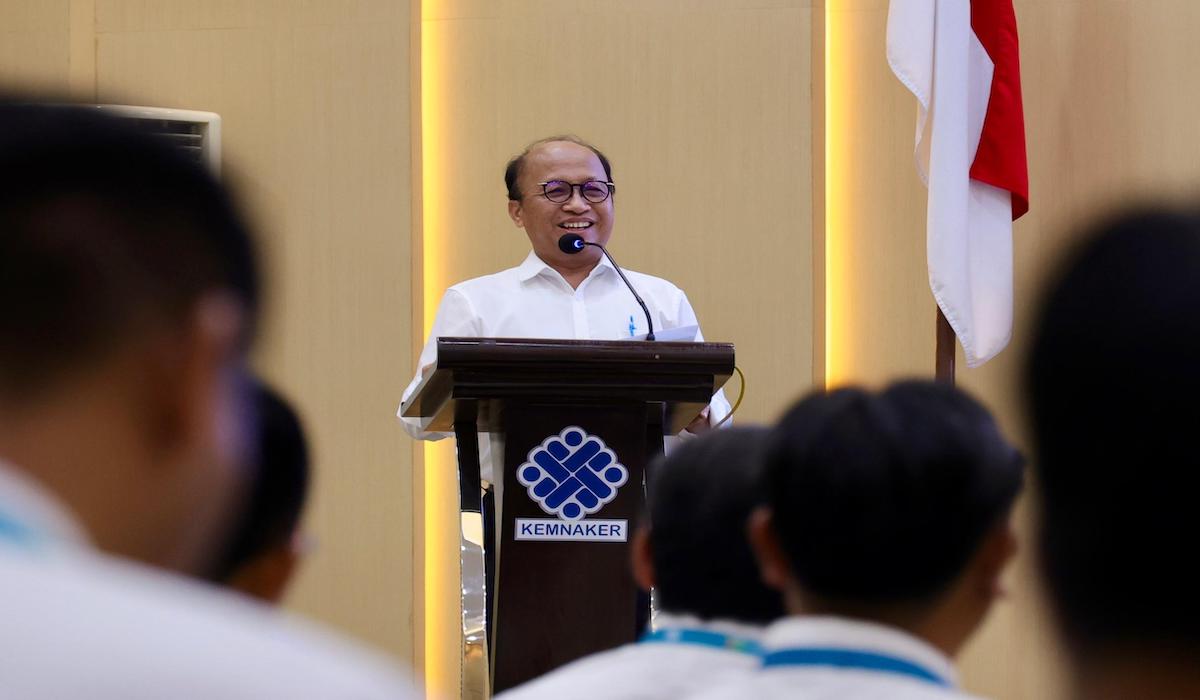 Sekjen Anwar Sanusi saat membuka Pelatihan Kepemimpinan Administrator (PKA) angkatan XXI,