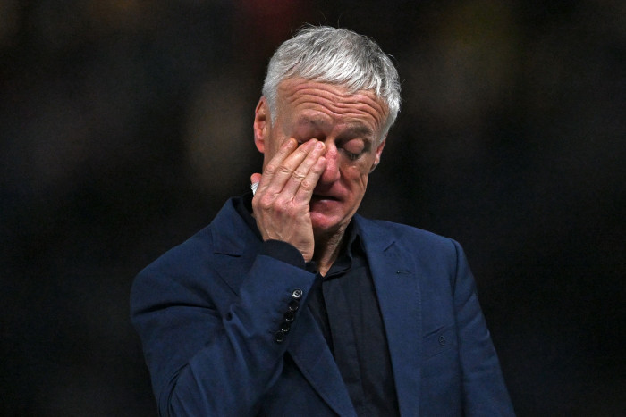 Pelatih  timnas Prancis Didier Deschamps.