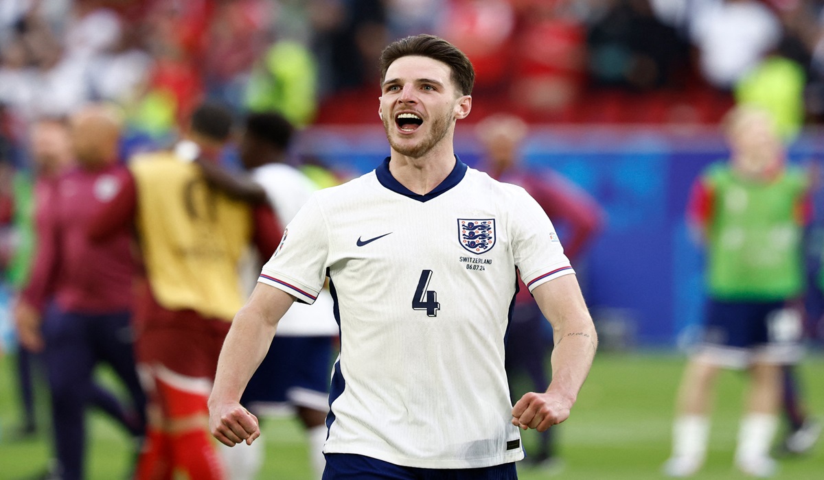 Gelandang timnas Inggris Declan Rice