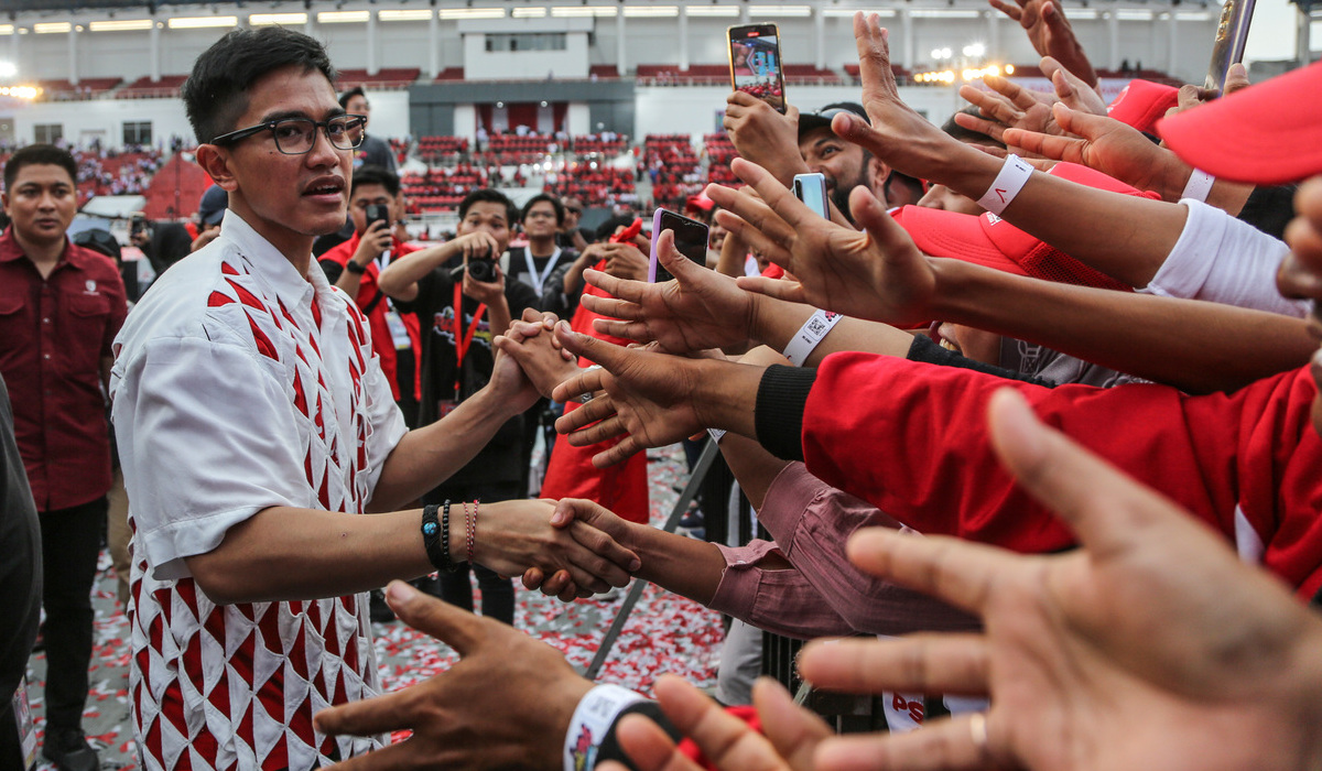 Ketua Partai Solidaritas Indonesia (PSI) Kaesang Pangarep.