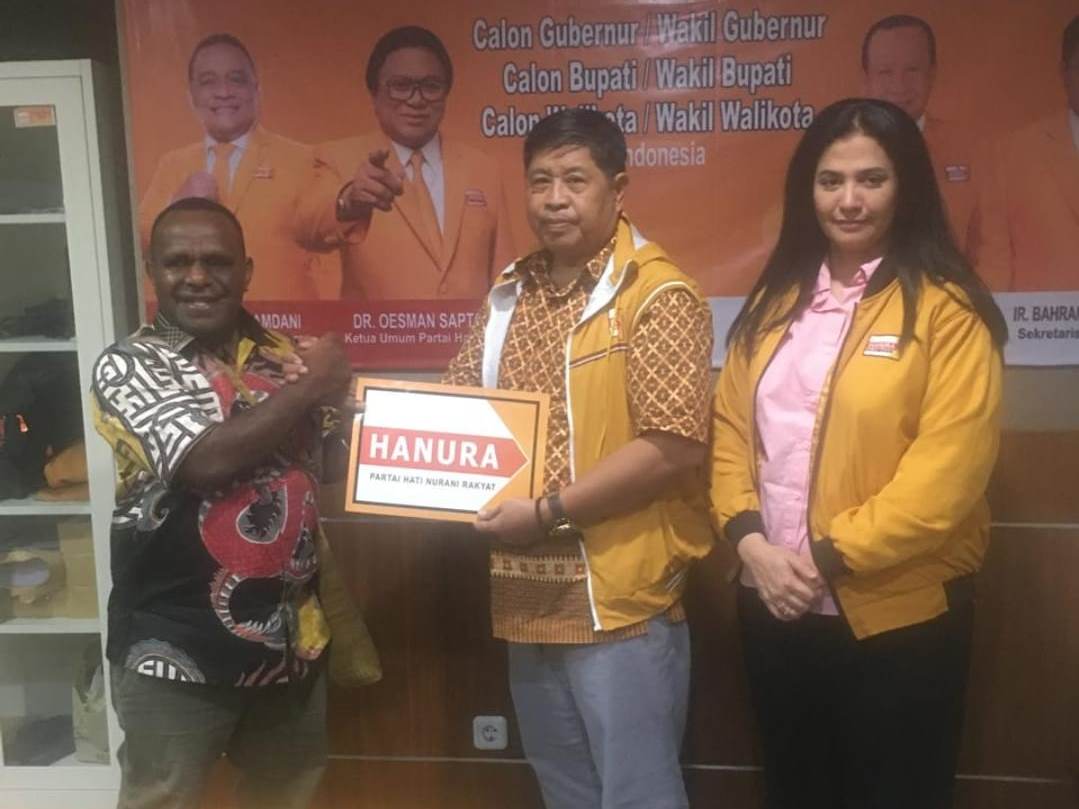 Hanura usung Melkianus Mote di Pilkada Kabupaten Deiyai