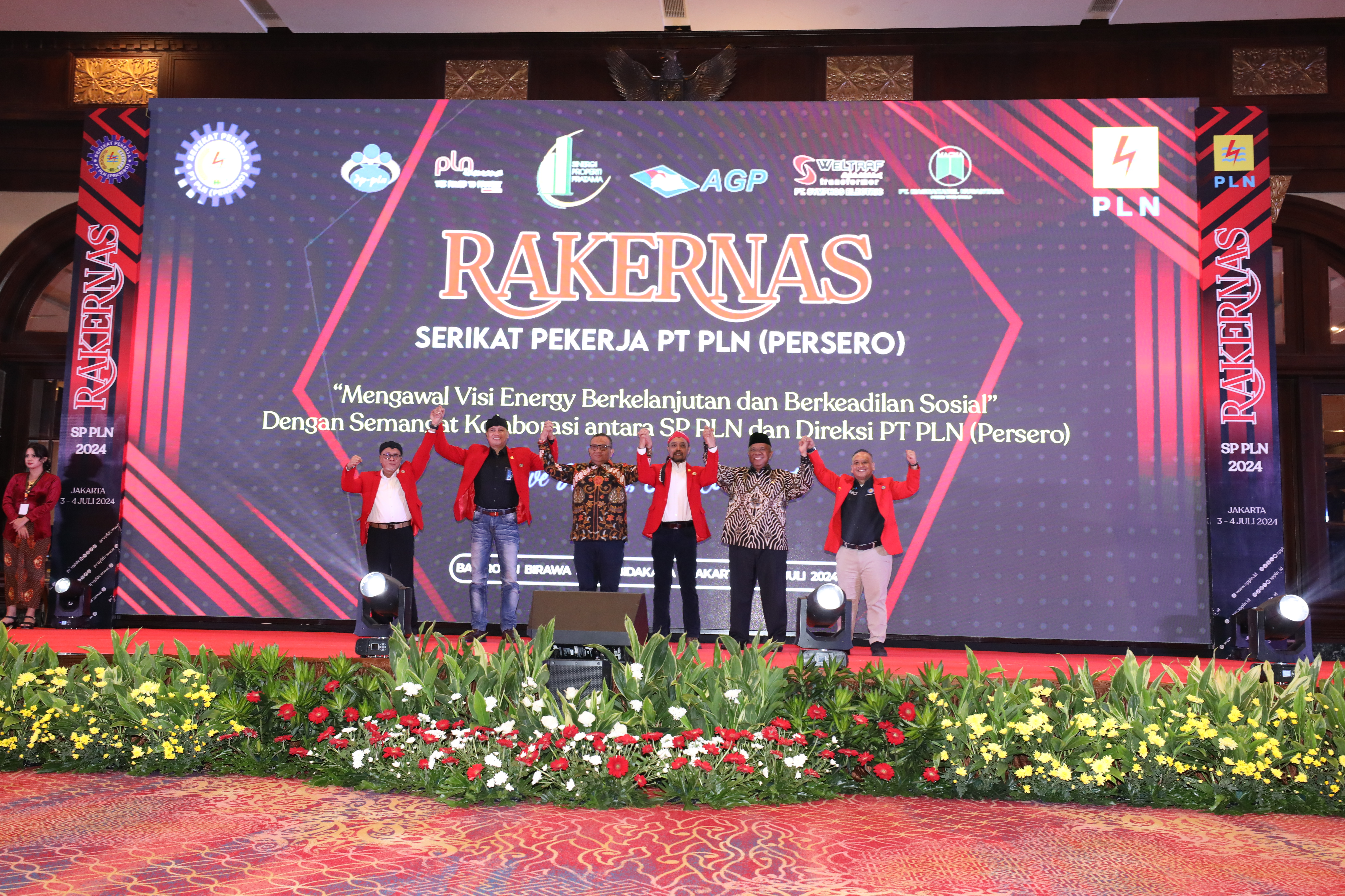 Serikat Pekerja (SP) PT PLN (Persero) menggelar Rapat Kerja Nasional (Rakernas) tahun 2024.