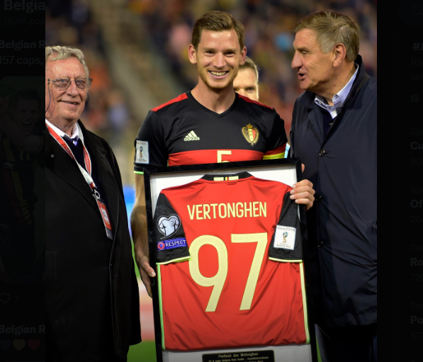Pemegang Rekor Penampilan Terbanyak Timnas Belgia Vertonghen Pensiun