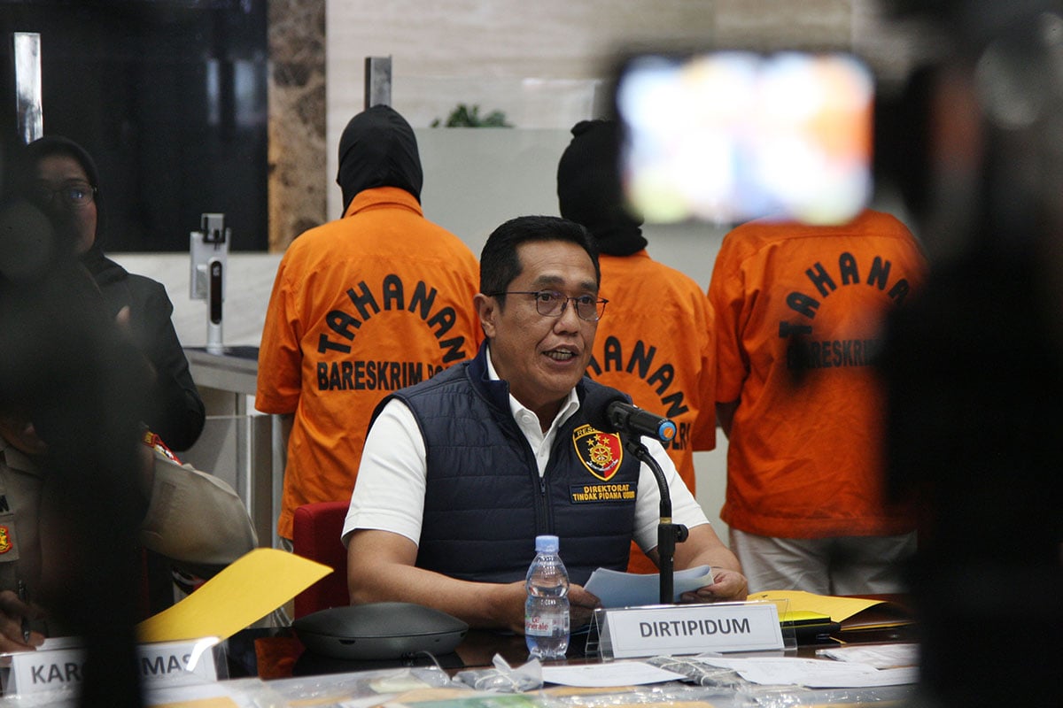 Dirtipidum Bareskrim Polri Brigjen Djuhandhani Rahardjo Puro.