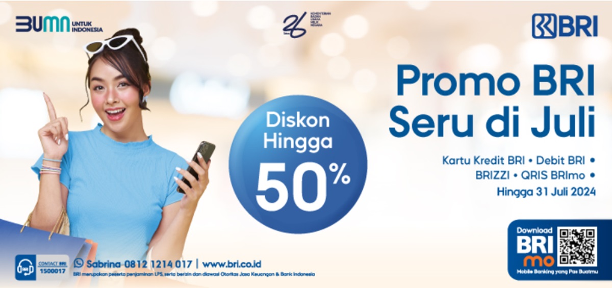 Promo BRI di bulan Juli