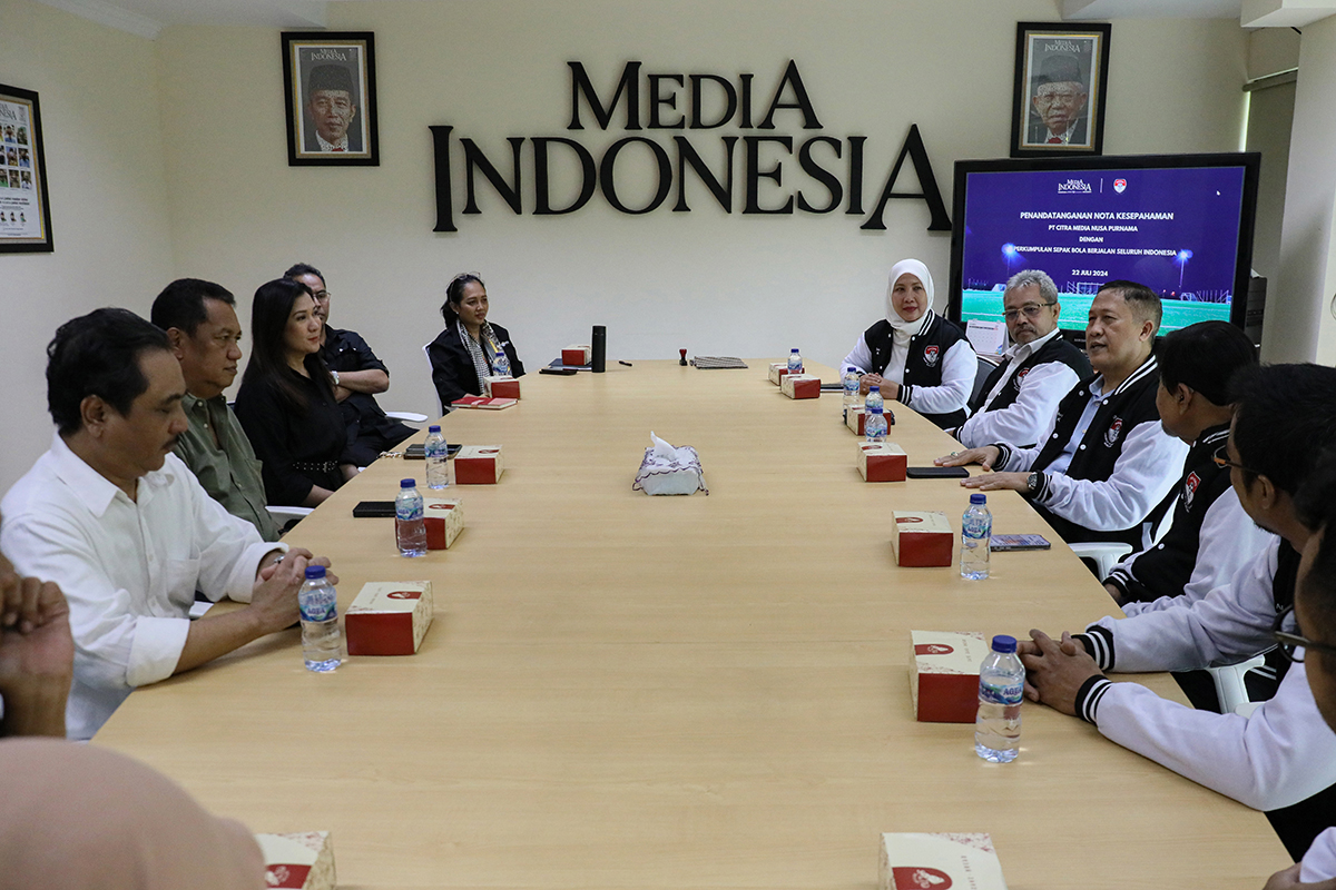 Media Indonesia menerima kunjungan Persejasi pada Senin (22/7).