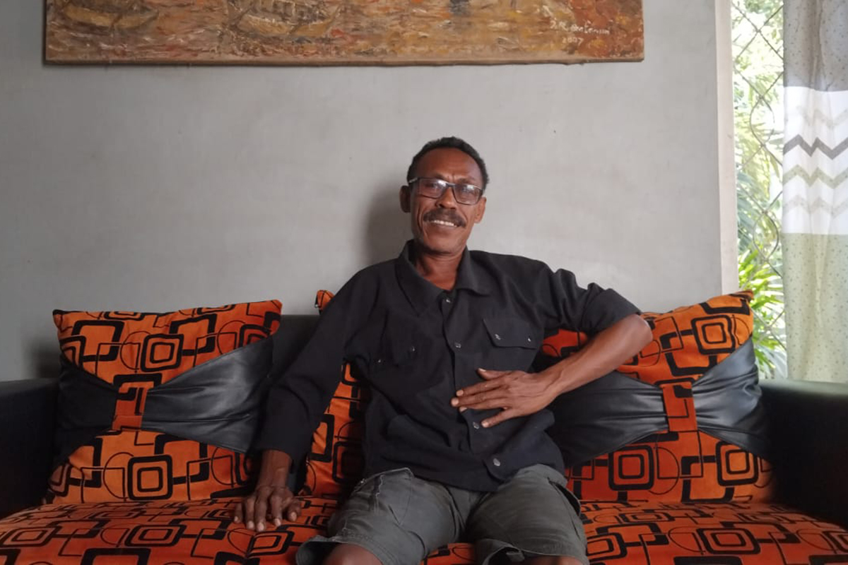 Mantan komisioner KPU Lembata Elias Keluli Making.