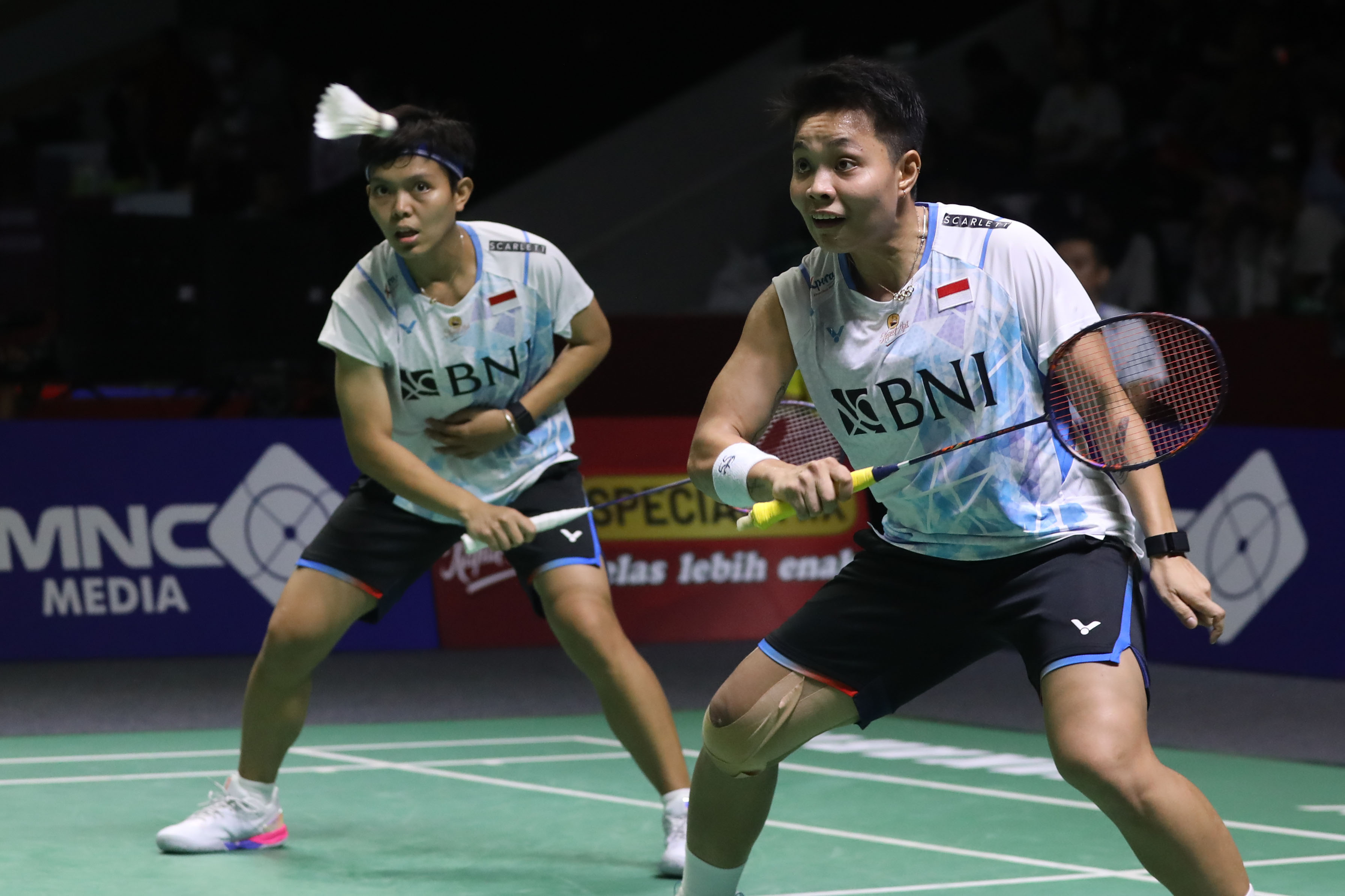 Ganda putri Indonesia Apriyani Rahayu/Siti Fadia Silva Ramadhanti. 