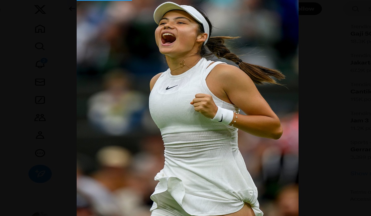 Petenis Inggris Emma Raducanu