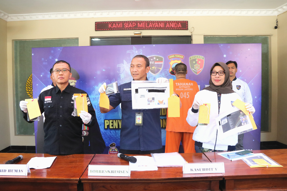 Polda Jateng berhasil menangkap 