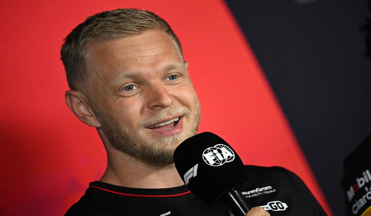 Pembalap tim Haas Kevin Magnussen