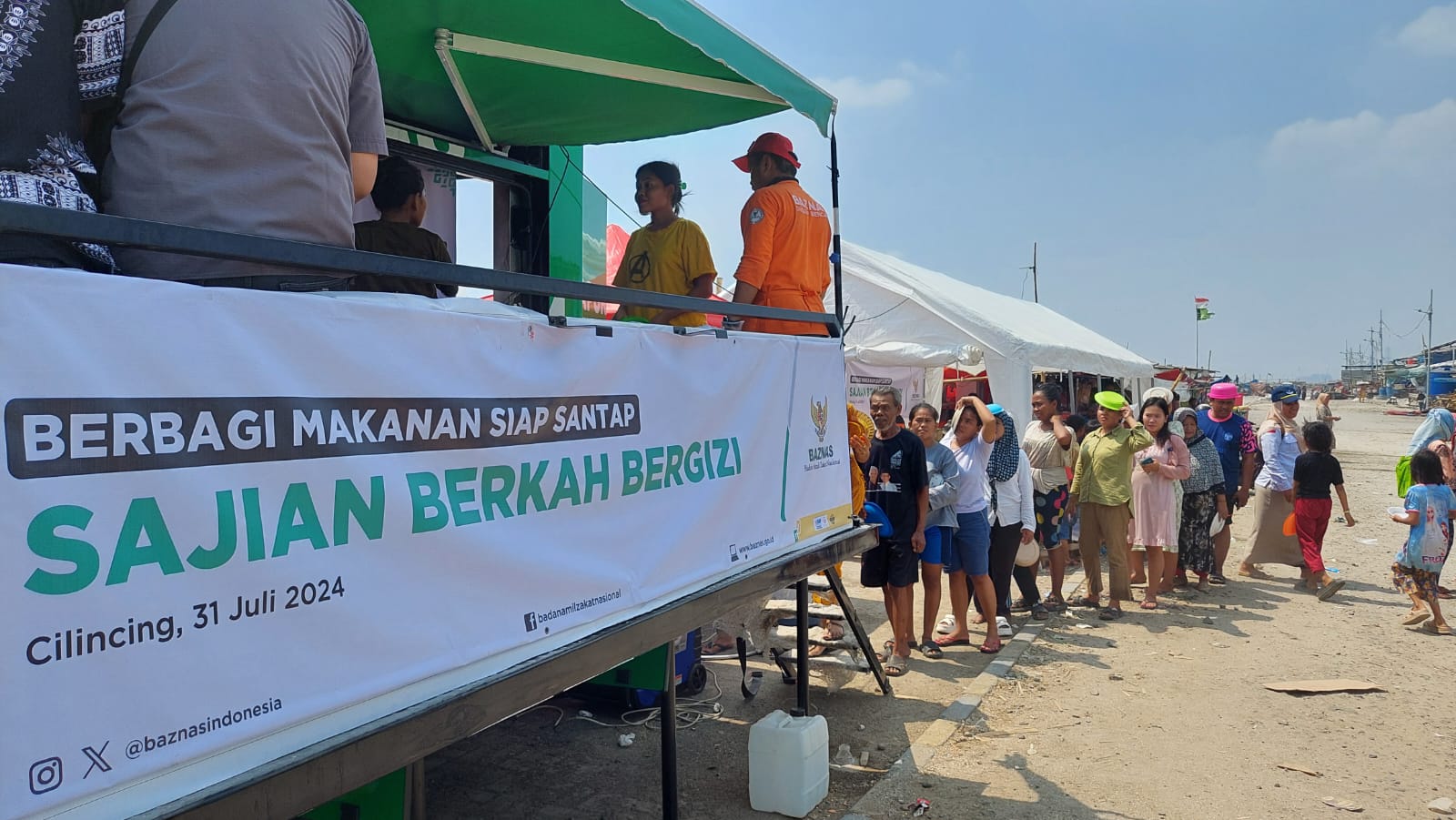 Baznas Distribusikan 1.000 Paket Sajian Berkah Bergizi 
