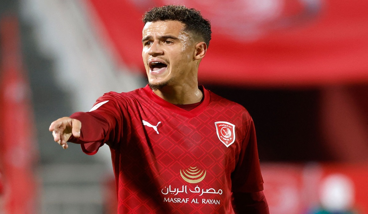 Phillipe Coutinho yang bermain di Al-Duhail pada musim lalu.