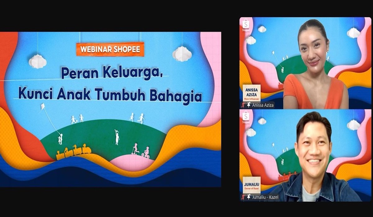 Webina Shopee bertajuk Peran Keluarga, Kunci Anak Tumbuh Bahagia.