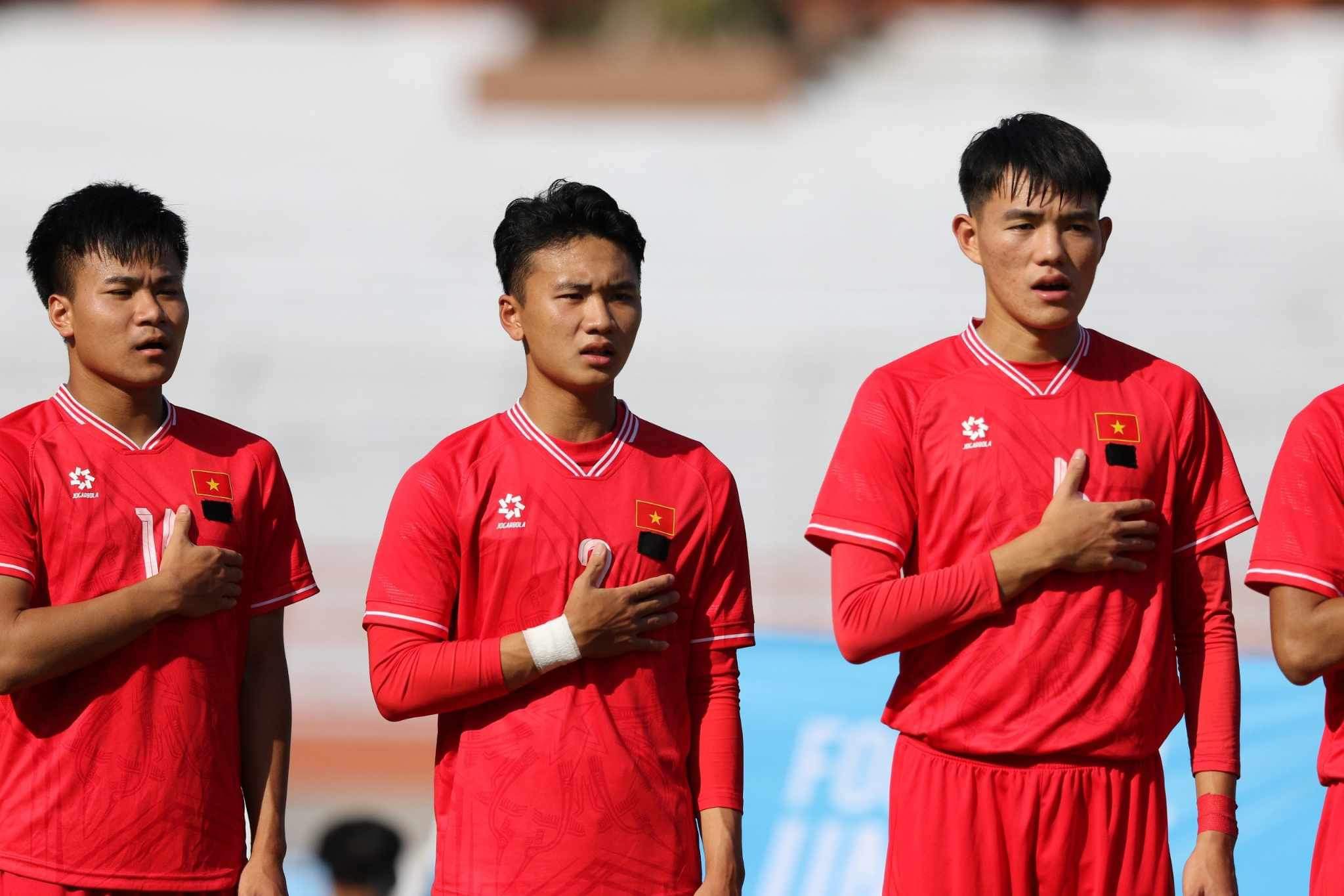 Pemain tim U-19 Vietnam. 