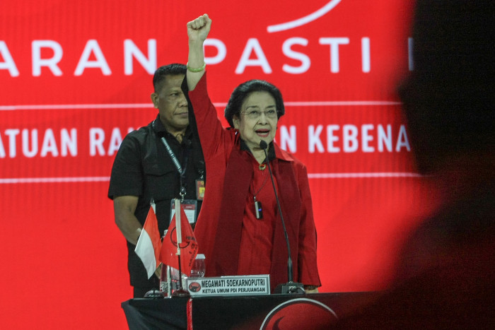 Ketua Umum PDIP, Megawati Soekarnoputri. 
