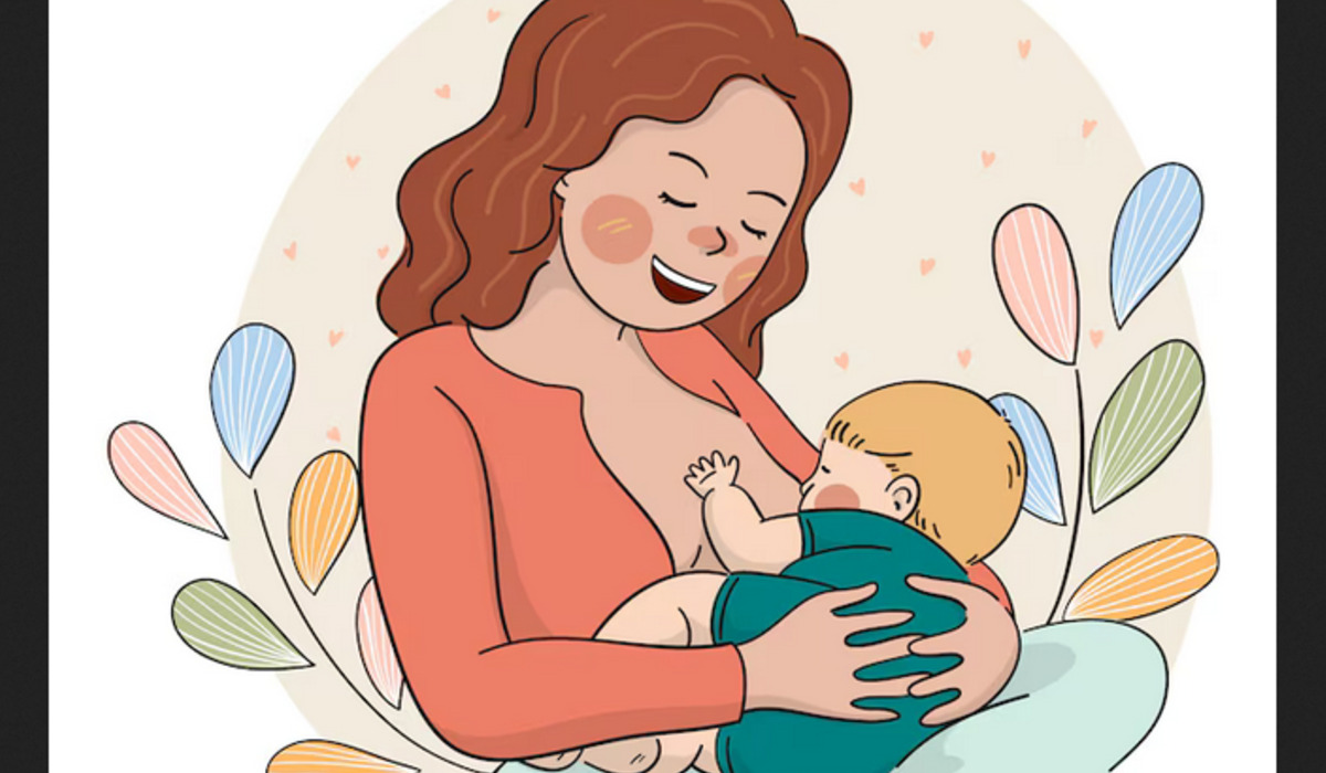 Ilustrasi Ibu menyusui