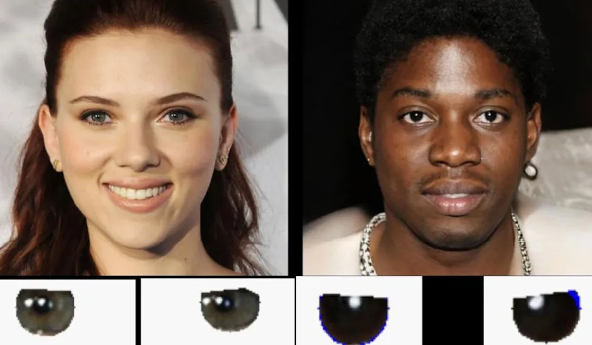 Gambar sebelah kanan merupakan hasil rekayasa AI, sementara gambar di sebelah kiri merupakan foto asli