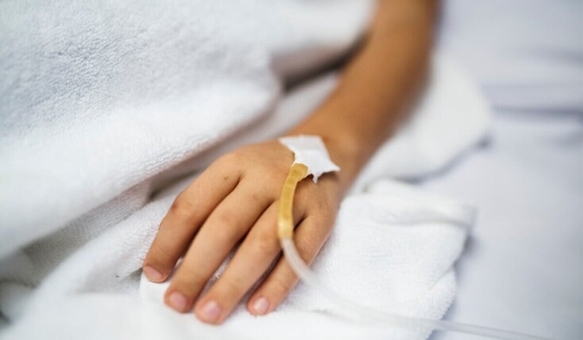 Ilustrasi seorang anak cuci darah