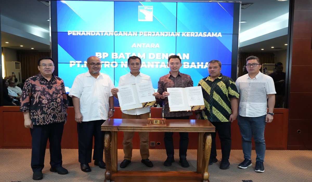 Penandatanganan PKS antara BP Batam dengan PT Metro Nusantara Bahari.