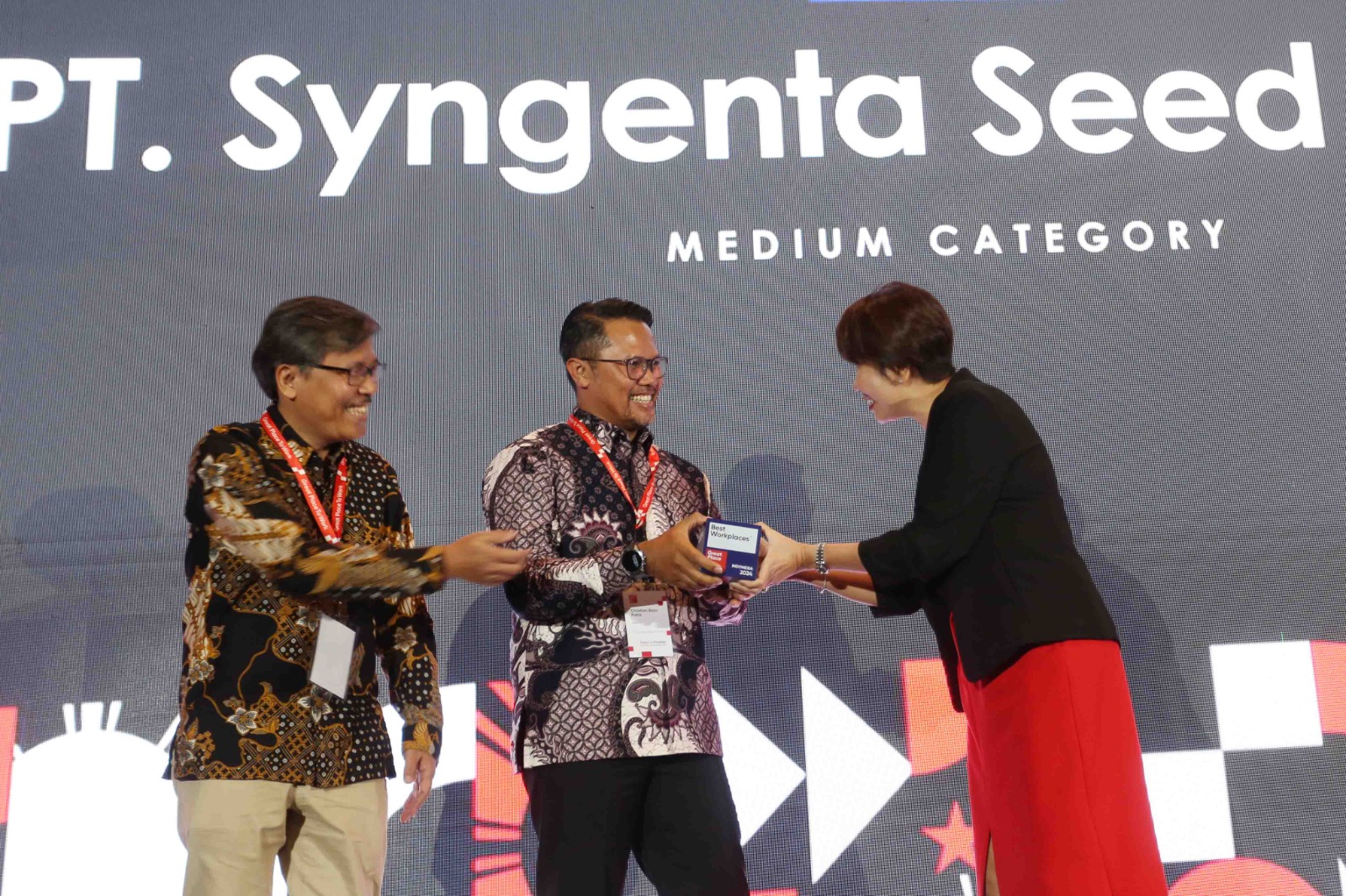 Syngenta Seed Indonesia mendapatkan penghargaan Best Workplaces.