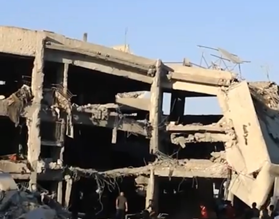 Israel Menyerang Sekolah Dalal al-Maghribi di Gaza.