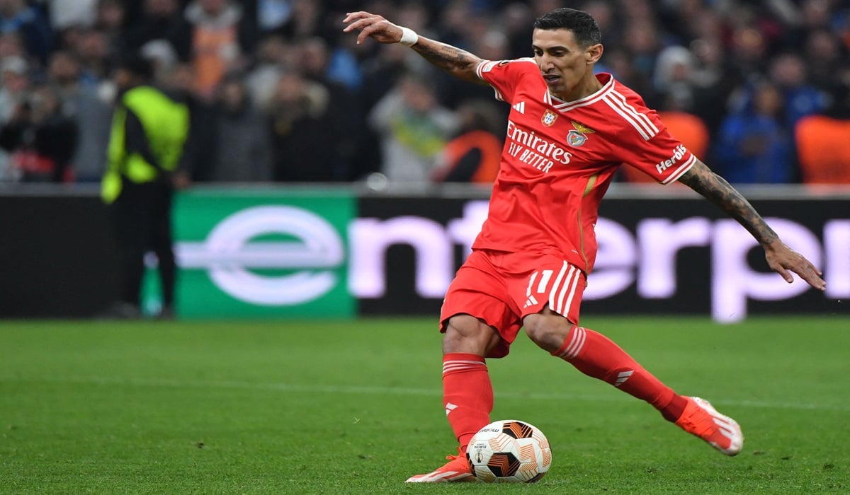 Gelandang Benfica Angel Di Maria