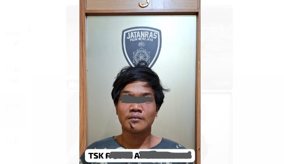 Pelaku sudah ditangkap di kamar indekos-nya di kawasan Bendungan Hilir (Benhil).