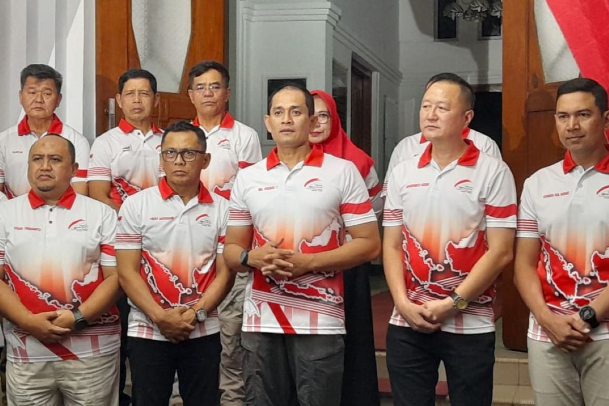 Jajaran Bogor Sahabat membuka Festival Merah Putih di Kota Bogor Jawa Barat, Kamis (31/7).