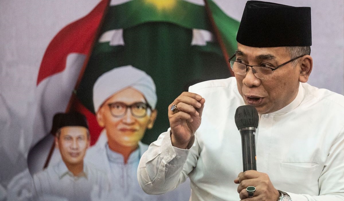 Ketua Umum Pengurus Besar Nahdlatul Ulama (PBNU) Yahya Cholil Staquf.