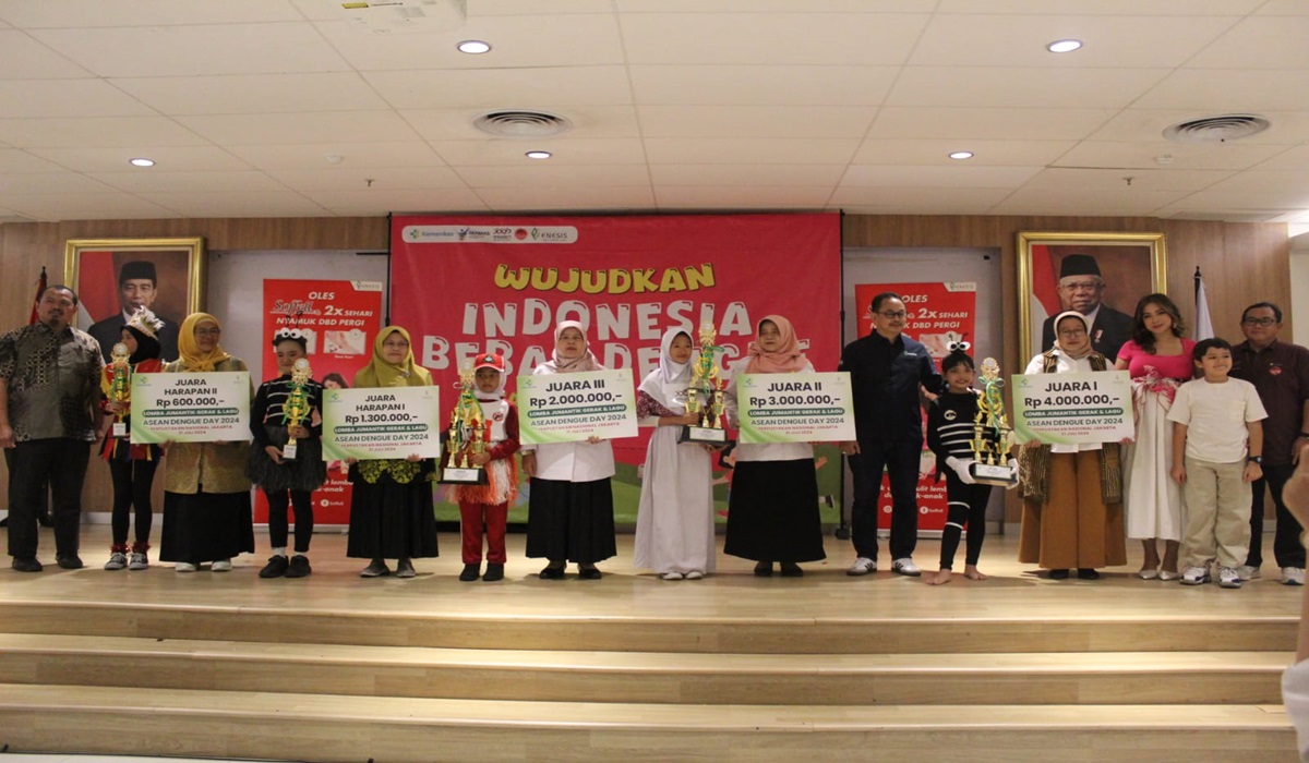Rayakan Asian Dengue Day 2024, Kemenkes RI Gelar Lomba Gerak dan Lagu Mars 1 Rumah 1 Jumantik