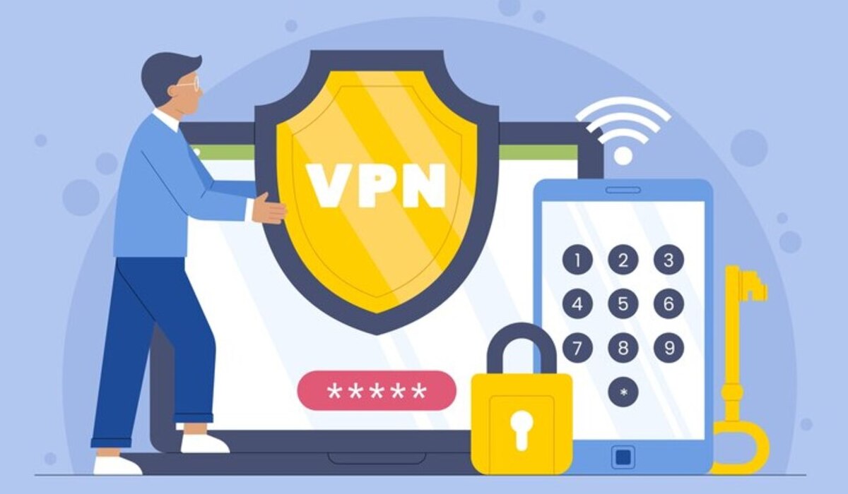 Ilustrasi pemblokiran VPN.