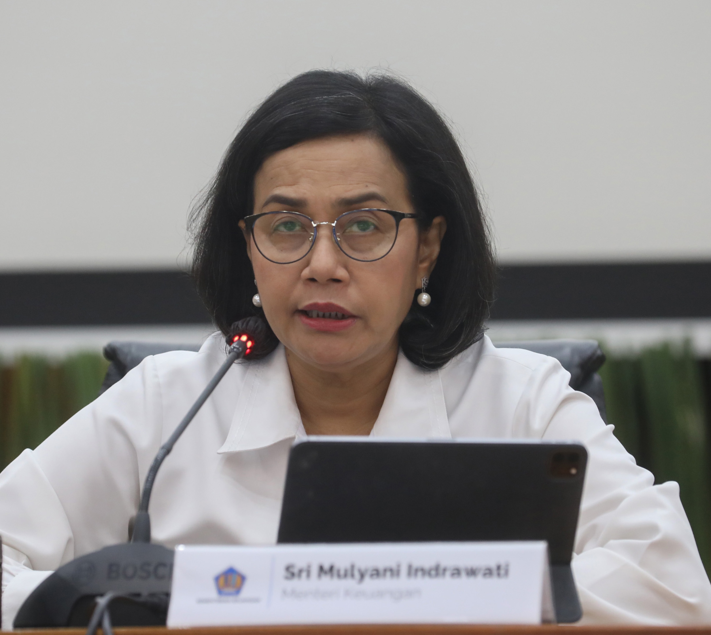 Menteri Keuangan Sri Mulyani Indrawati menyampaikan kinerja Anggaran Penerimaan dan Belanja Negara (APBN) KiTa 2024 di Jakarta