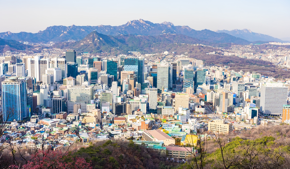 Pemandangan kota Seoul