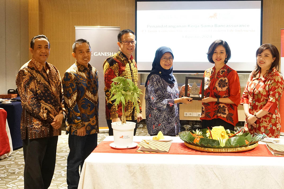 Great Eastern Life Indonesia menggandeng Bank Ganesha untuk memasarkan produk GREAT Prestige Protector.