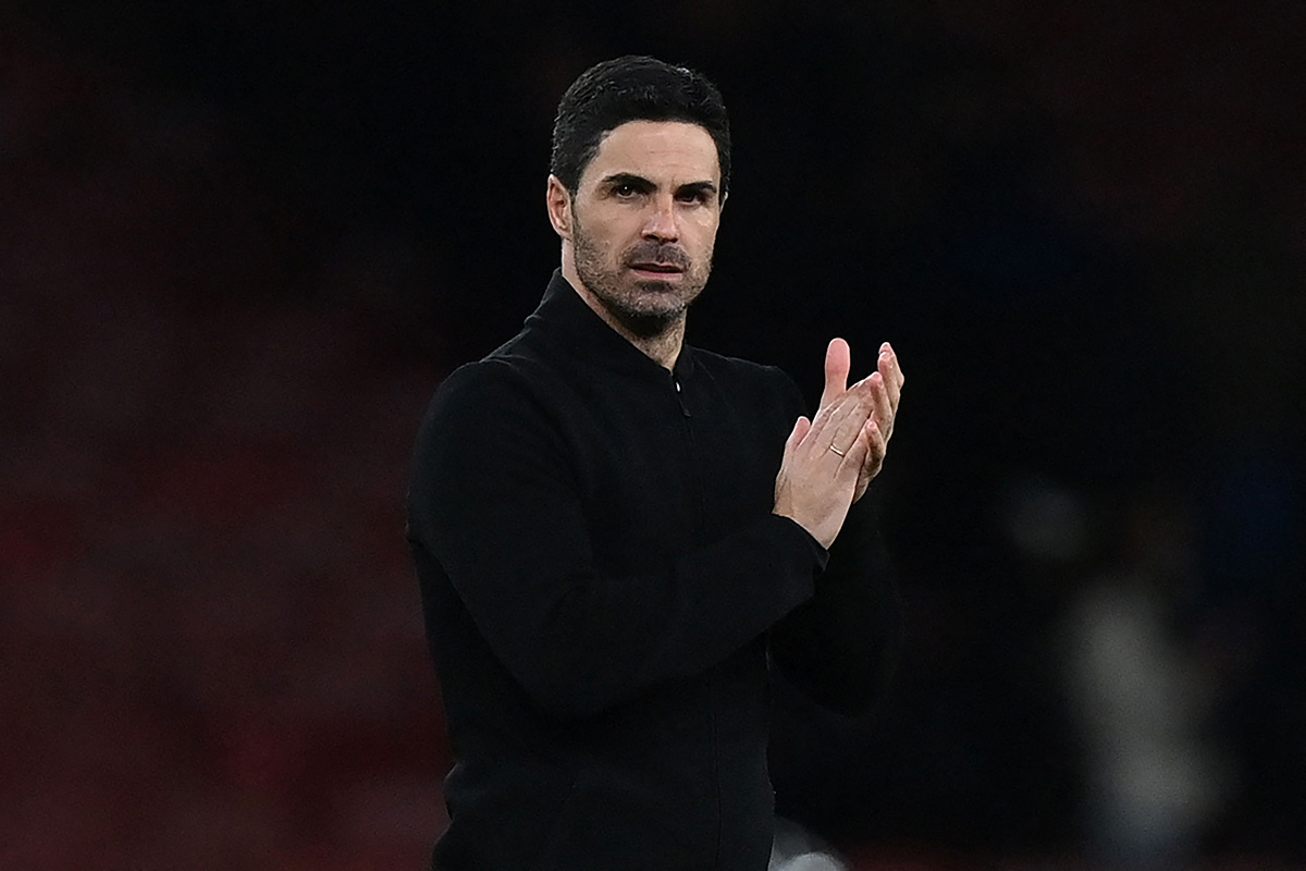 Pelatih Arsenal Mikel Arteta.