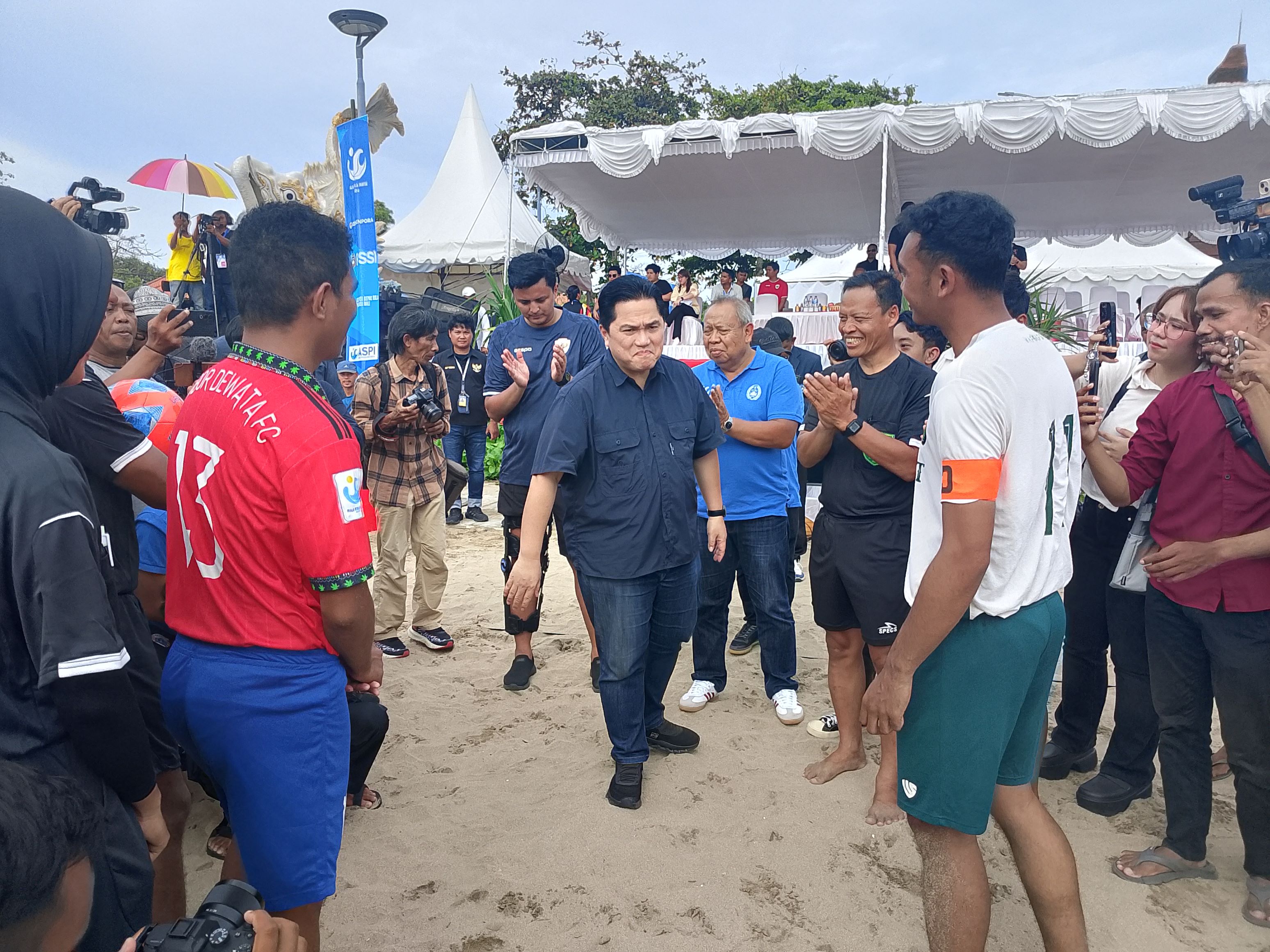 Erick Thohir Minta Sepakbola Pantai Perlu Terus Dikembangkan di Indonesia