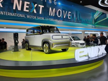 Perdana Asia Tenggara, Suzuki Kenalkan Mobil Konsep Listrik eWX di IIMS 2025