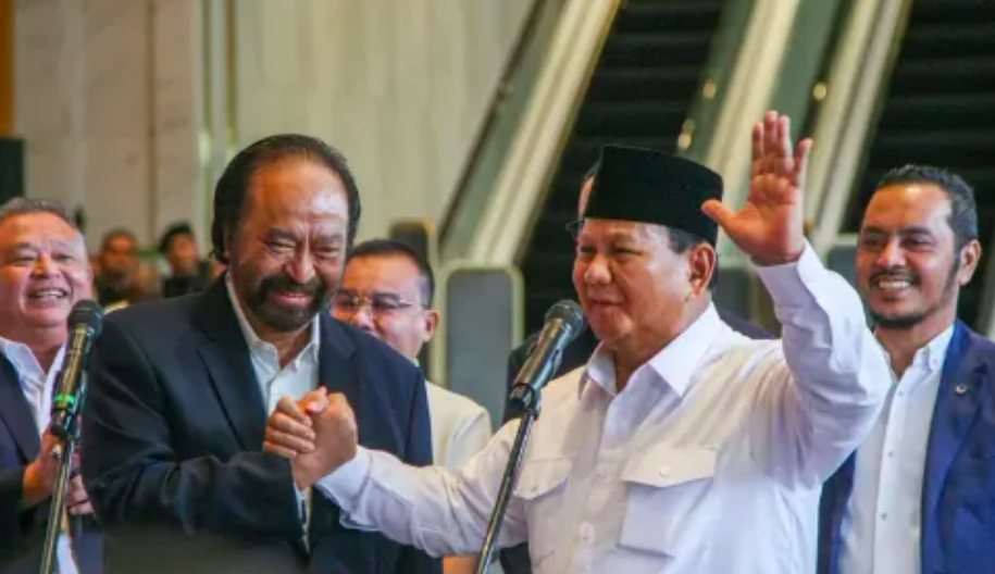 Surya Paloh akan menghadiri peringatan ke -75 Pesta Gerindra di Hambalang 