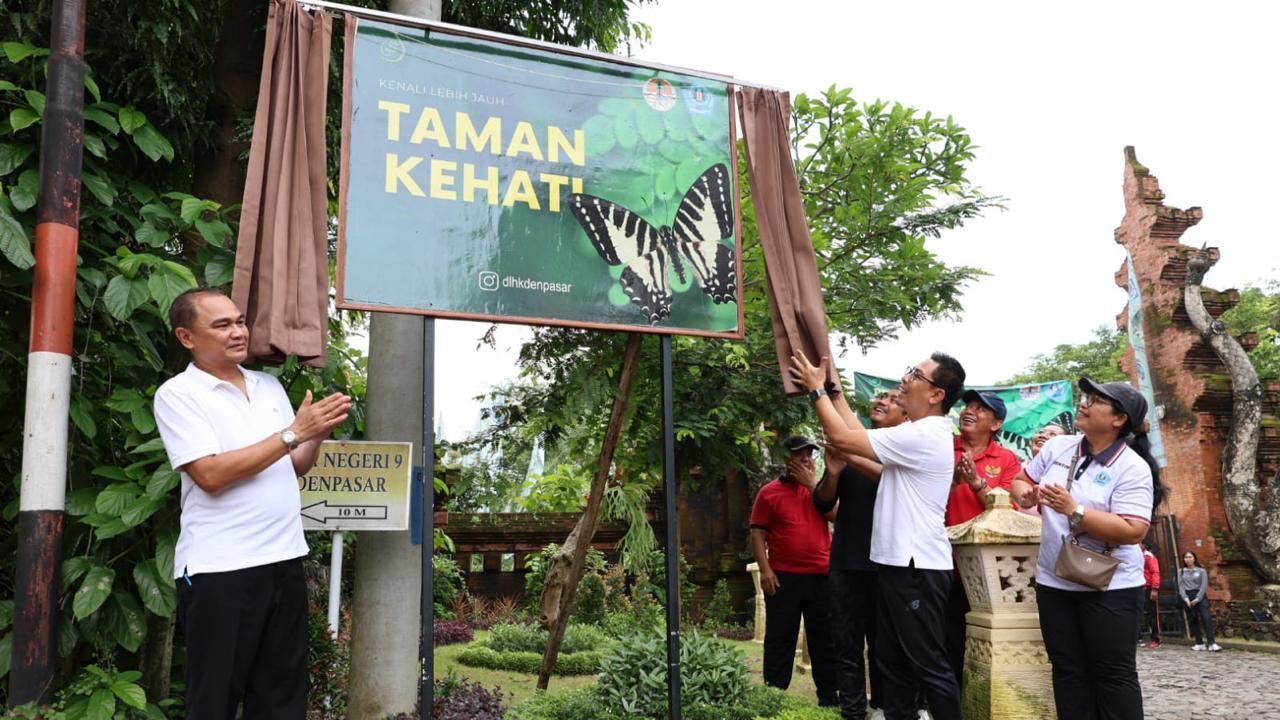 Canangkan Taman Kehati, Pemkot Komitmen Wujudkan Denpasar Hijau  