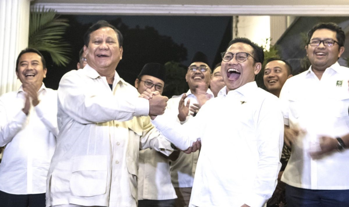 Prabowo Subianto ke Cak Imin: Terima Kasih sudah Balik ke Jalan yang Benar