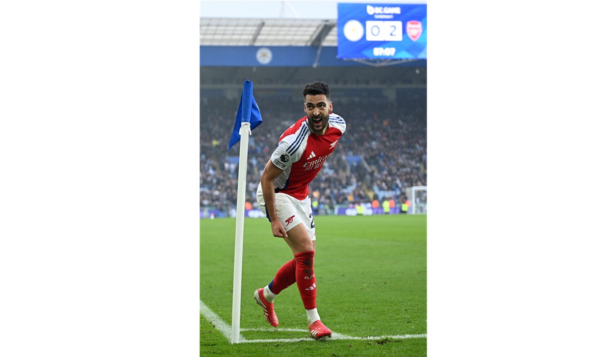 Leicester City vs Arsenal, Mikel Merino Cetak Dua Gol, The Gunners Menang