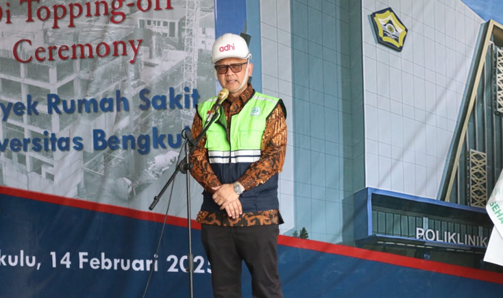 Dirjen Dikti Tinjau Progres Pembangunan Rahat Sangan Di Bengkulu