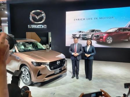 Mencoba line-up superior Mazda di IIMS 2025, CX-80 dan CX-5